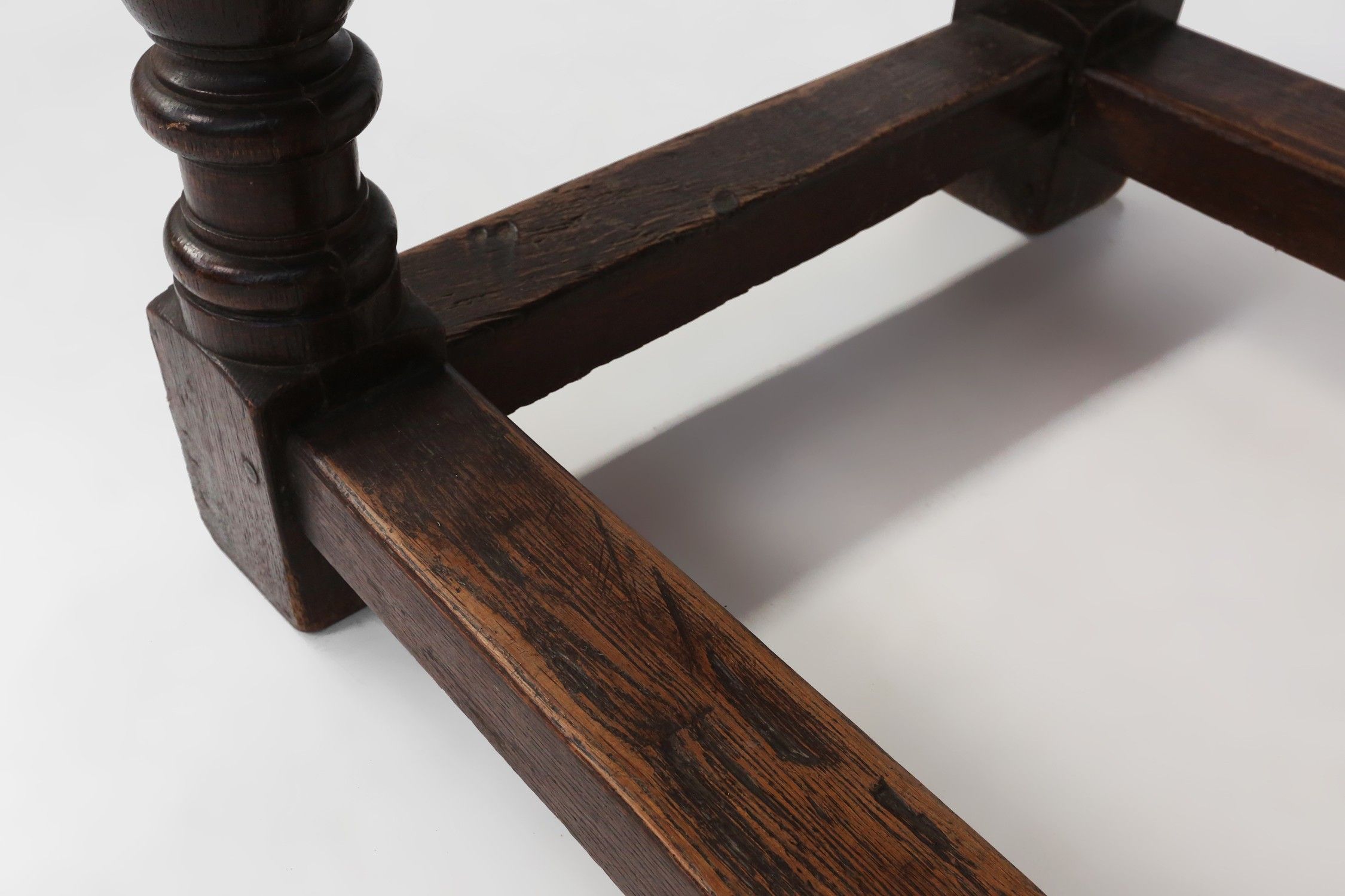 Antique solid Oak Table, France, 1850sthumbnail